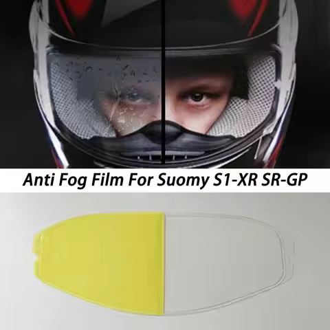 Motorcycle Helmet Visor Anti Fog Film For Suomy S1-XR SR-GP Anti-fog Inserts Sticker