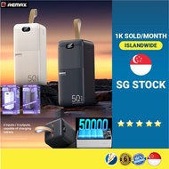 (SG) Remax 50000mAh RPP-117 RPP-321 50K  22.5W Powerbank Fast Charging Latest High Capacity Power Ba