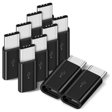 100-500 PCs V8 to Type C Adapter Micro USB C Adapter Micro USB Connector for Huawei Xiaomi Samsung A