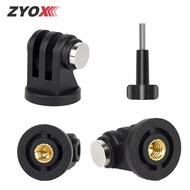 Tripod Adapter Mounts for Gopro 13 12 11 10 9 8 7 1/ 4-20 Screw Adapter for Go Pro DJI EKEN H9R Yi O
