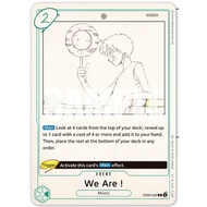 ONE PIECE CARD WE ARE EB02-020 R ENGLISH