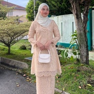 Kurung Pahang Organza Ammie Eaa Fashion |Grey|Soft Yellow|Sage Green|Nude|Brick Orange|Cream|Maroon 