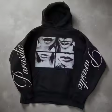 Harajuku Y2k Clothes Woman Sweatshirts Streetwear Hoodie Graphic Clothes Oversized Pullover Hoodie S