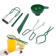 merick-vn 6 Pcs Stainless Steel Canning Set Supplies Starter Kit Home Accessories Equipment for Pot