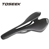 TOSEEK Full Carbon Fiber Bicycle Saddle Road MTB Bike Carbon Saddle Seat Matt Black Bike Cushion 270