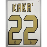 Name Number Attached To 22 KAKA Retro Soccer Jersey AC MILAN 2006