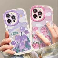 Pretty tulips Casing For Realme 5S 5i C3 6i C35 F17 F19 Pro C11 Realme 11X C67 C12 C25S C25Y C21Y No
