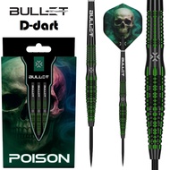 BULLET STEEL TIP DARTS - 22G/24G/26G Bullet Poison 90%TUNGSTEN STEEL DART SET