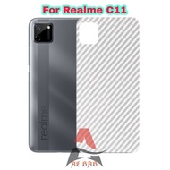 GARSKIN REALME C11 BACK SCREEN PROTECTOR SKIN CARBON REALME C11