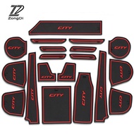Car Honda City 2015-2020 Without Armrest Car Interior Slot Mat   Honda  City  Interior Slot Mat