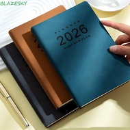 BLAZESKY 2026 Schedule Planner, Wear-resistant 365 Days Bookmark A5 Daily Planner Notebook, Task Pri
