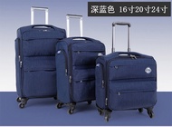 กระเป๋าเดินทาง Oxford Cloth 20 นิ้ว กระเป๋าเดินทางสำหรับผู้หญิง กระเป๋าเดินทางแบบมีล้อแบบหมุนได้ 24