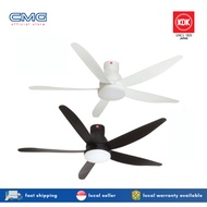 *Free Basic Installation* KDK 60" Ceiling Fan With LED Light, DC Motor and LCD Wireless Remote Control U60FW