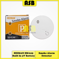 HEIMAN HM-625PHS Smoke Alarm Detector Built-in 3V battery (006001257)
