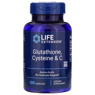 Life Extension, Glutathione, Cysteine & C, 100 Veg Caps