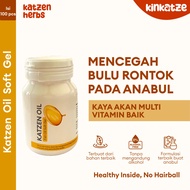 KINKATZE Fish Oil COD Fish Liver Oil Vitamins for Cats and Dogs 100 Capsules