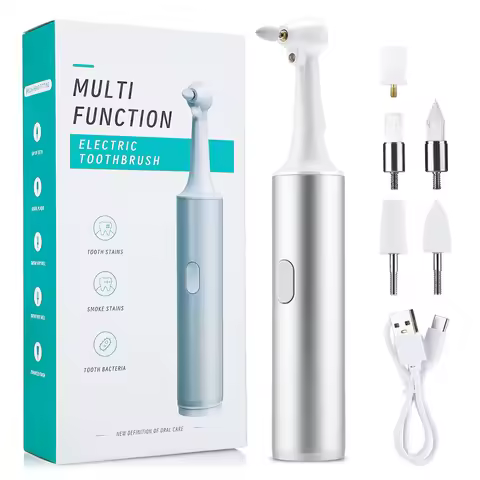 Electric Dental Teeth Polisher Teeth Cleaner Oral Calculus Cleaning Tool Stain Plaque Remover Tartar