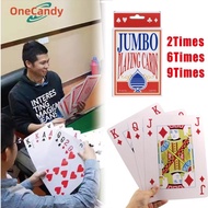 54 Sheets 28x20CM Jumbo Poker Cards Unique Playing Card/s Fun Wedding Idea Game/s Big Poker Card/s J
