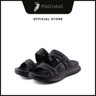 POLO Ladies Mazie Comfort Two-Strap Sandals -P92402-TF02SV-1-BLACK