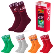 Calf Length Socks for Adults Teenagers - Pack of 5 Soft Breathable Funny Crew Socks Size 5-13 - Fun