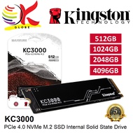 KINGSTON SKC3000S KC3000 PCIE 4.0 NVME M.2 2280 INTERNAL SSD SOLID STATE DRIVE  - 512GB / 1024GB / 2
