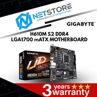GIGABYTE H610M S2 DDR4 LGA1700 mATX MOTHERBOARD