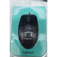 Logitech Mouse M100R | Full-size Corded Mouse