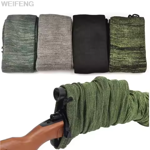 36/140CM Silicone Treated Gun Sock for Rifle Pistol Shotgun Cover Sleeves Shooting Fishing Rod Sock 