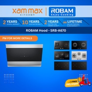 ROBAM A670 90cm Wall-Hood | 2010 m³/h Airflow | Turbo Stir-Fry Mode | Easy Clean Filter | Smart Wavi