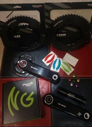 環法優惠！全新德國🇩🇪POWER2MAX NG ECO SL功率計+ROTOR ALDHU CARBON曲柄+NOQ齒片優惠套餐 POWERMETER+CRANK ARM+CHAIN RING