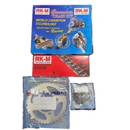 RKM TAKASAGO 428SB SPOCKET SET BENELLI SM110 (34/36X14X110L)