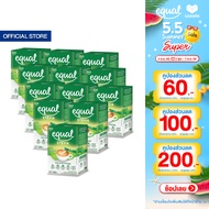 [12 กล่อง] Equal Stevia หญ้าหวาน อิควล สตีเวีย ผลิตภัณฑ์ให้ความหวานแทนน้ำตาลจากหญ้าหวานธรรมชาติ ขนาด
