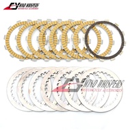 Friction Steel Clutch Plates Discs Set For HONDA CRF250R CRF 250 R CRF250 2008-2017 CRF250X CRF 250 