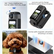 4K Action Camera 1080P WiFi Sports  Portable Body Cam Wearable POV Shooting Vlog Recording Outdoor  