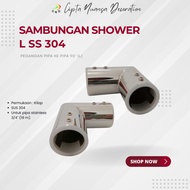 1" Inch L Shower Connection