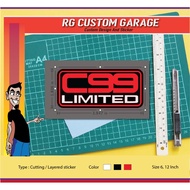 c99 limited stickers