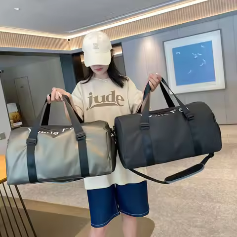 Short Distance Travel Bag, Large Capacity Swimming Bag, Dry Wet Separation Fitness Bag