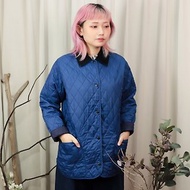 Tsubasa.Y│Barbour衍縫外套003藍色 ,絎縫 輕量級
