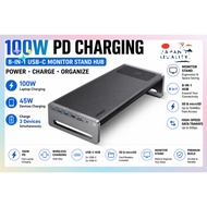 Anker 675 USB-C Docking Station (12-in-1, Monitor Stand, Wireless) Monitor Stand with Wireless Charg