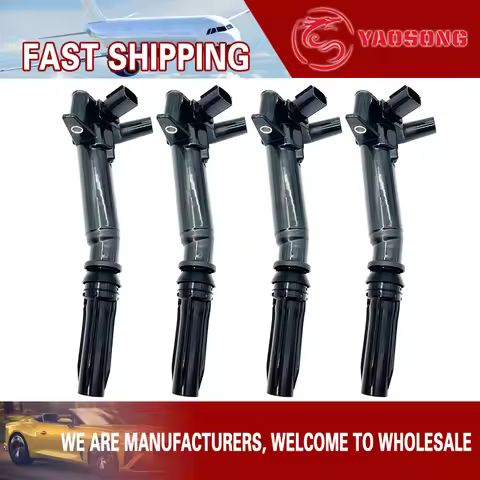 4PCS IGNITION COIL FOR FORD F-150 F-250 F-350 SUPER DUTY E-350 6.2L 6.7L V8 (2010-) AL3Z-12029-AC AL