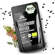 ELFENSTEIN - TGSEB Organic Tellicherry Pepper Black Whole [Selected by Hand] 100 g, Gourmet Pepper from India, Suitable for Pepper Mills