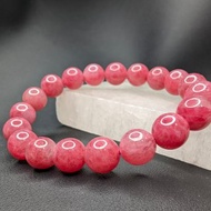 【訂製品】薔薇輝石 櫻花雨 玉化 7-13mm Rhodonite 手串 天然
