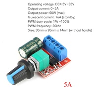 PWM Dimmer DC 4.5-35V 90W 5A Motor Speed Controller Control Regulator Module