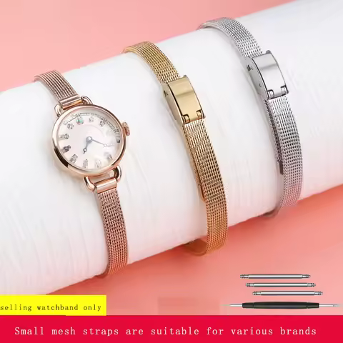 6mm 8mm 10mm 12mm 14mm Bracelet for Rosemont Julia Olivia Burton Women's Watch Strap with Milan Stai
