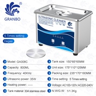 【NEW】Ultrasonic  Cleaner 800ML/1.3L 40kHz with Digital Timer and DegassingDigital Ultrasonic Parts C