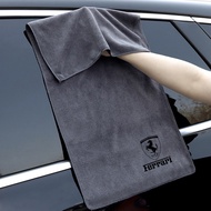 New Coral Fleece Car Wash Towel Drying Cloth Cleaning Towels Accessories For Ferrari SP1 812 F40 F12