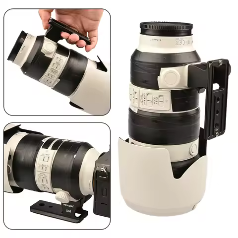 Replacement Lens Foot Built-in Arca Type Quick Release Plate Lens Collar Foot for Sony FE 100-400mm 