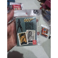 Bond girls james playing card 007