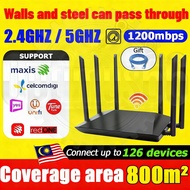 5G Modem Wifi Router 6 Antenna Wifi Router 1200mb/S Wlfl 6 Extender Booster Dual-Core 2.4ghz Cpu Rou