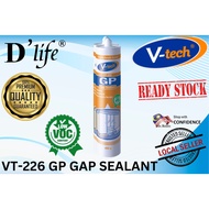 D'Life [V-TECH] VT 226 VT 220 VT 224 GP All Purpose GAP SEALANT 450GM (ACRYLIC) VTECH VT226 VT220 pa